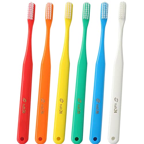 オーラルケア キャップなし タフト24 歯ブラシ × 25本入 S アソート